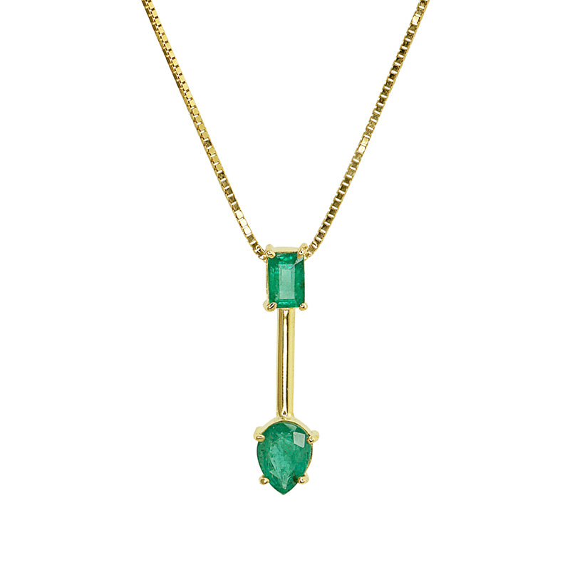 Gold Twins Emerald