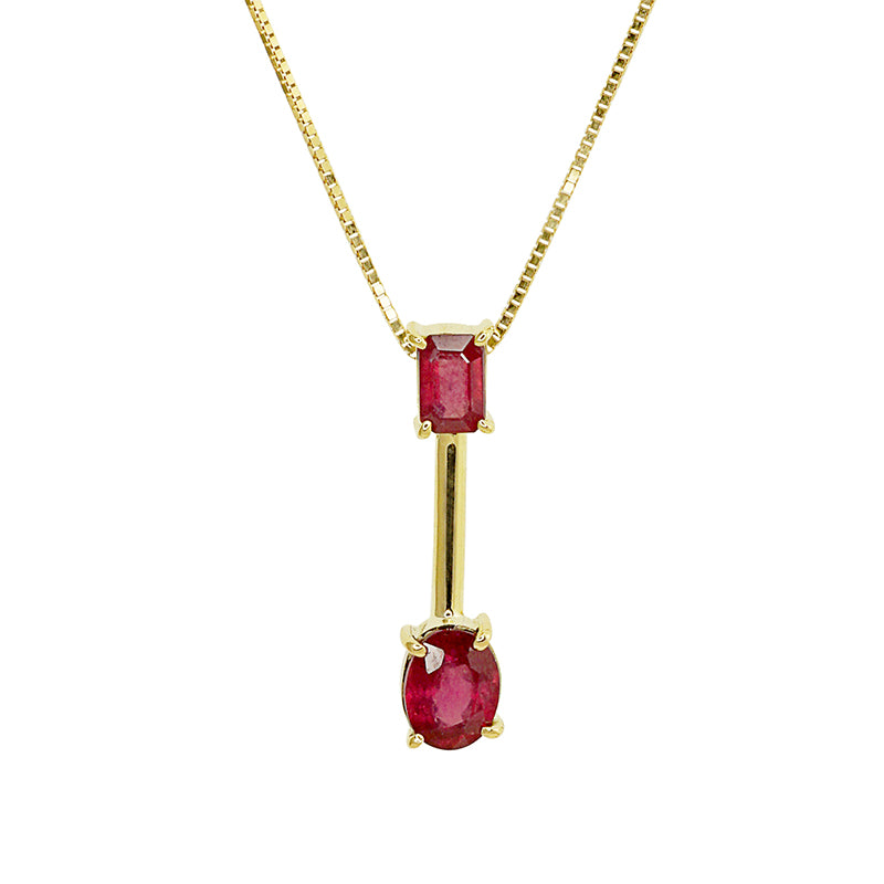Gold Twins Ruby