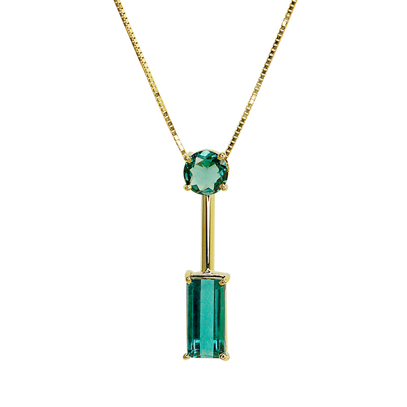 Gold Twins Indicolite