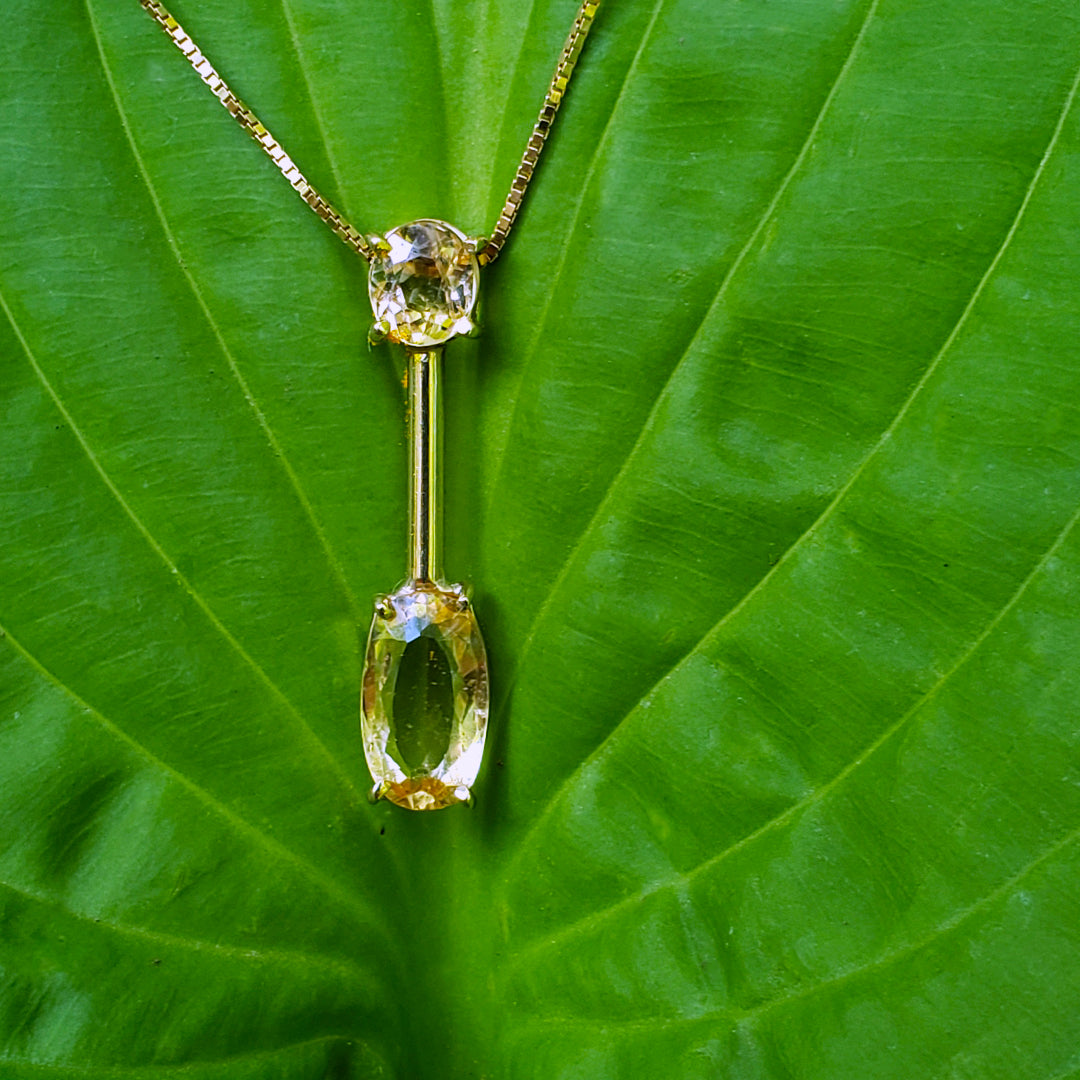 Gold Twins Imperial Topaz