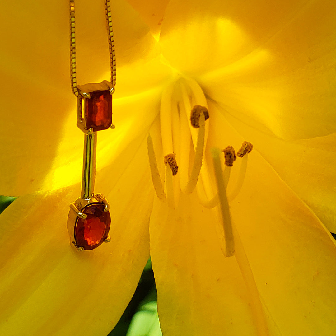 Gold Twins Ruby