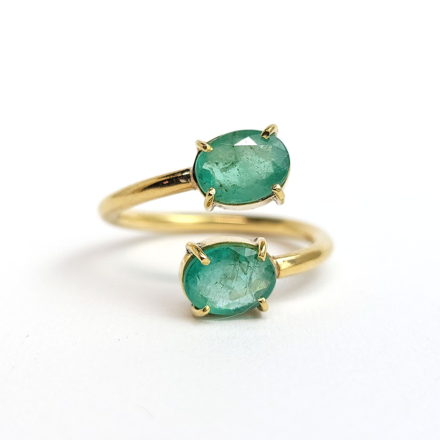 AA-Emerald - 18k Yellow Gold