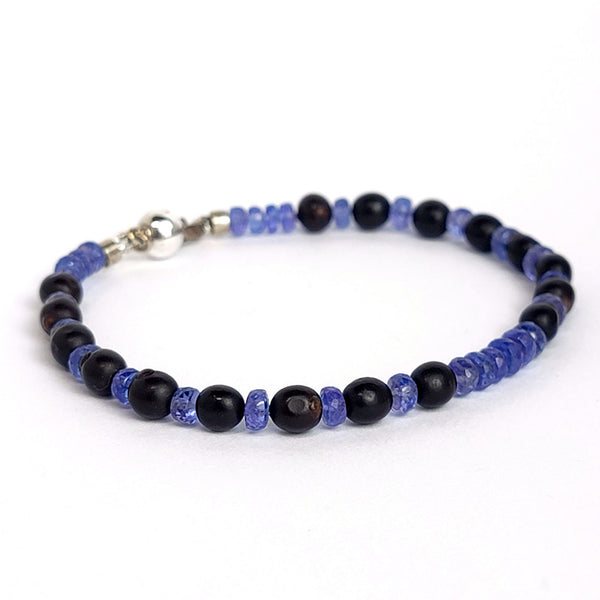 Bracelet Tanzanite and Lily Seed