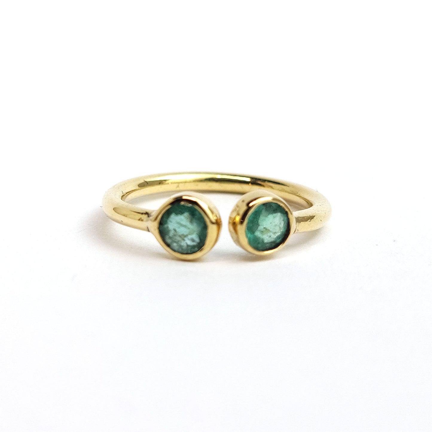 Emerald - 18 carats Yellow Gold