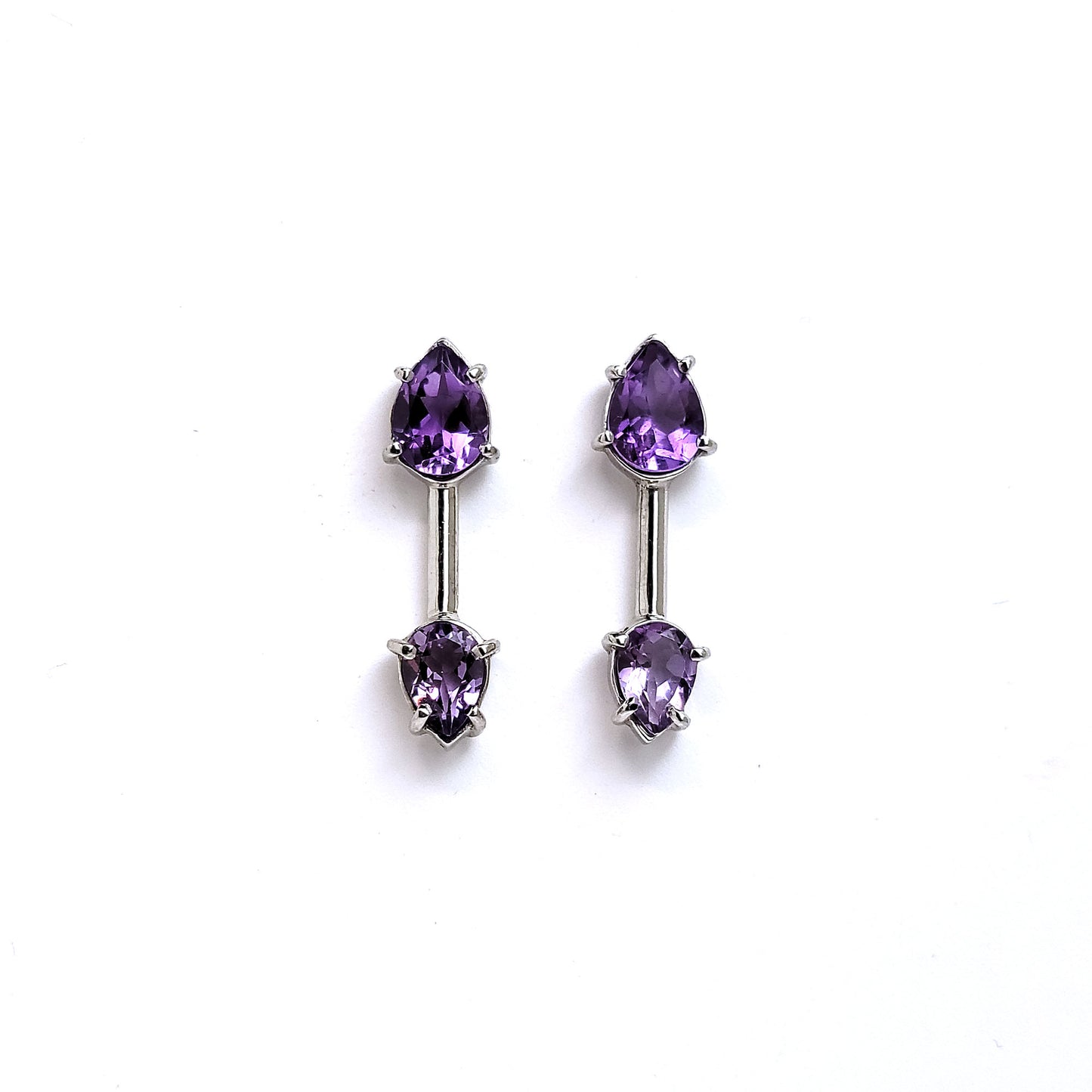 ET Earrings - Amethyst