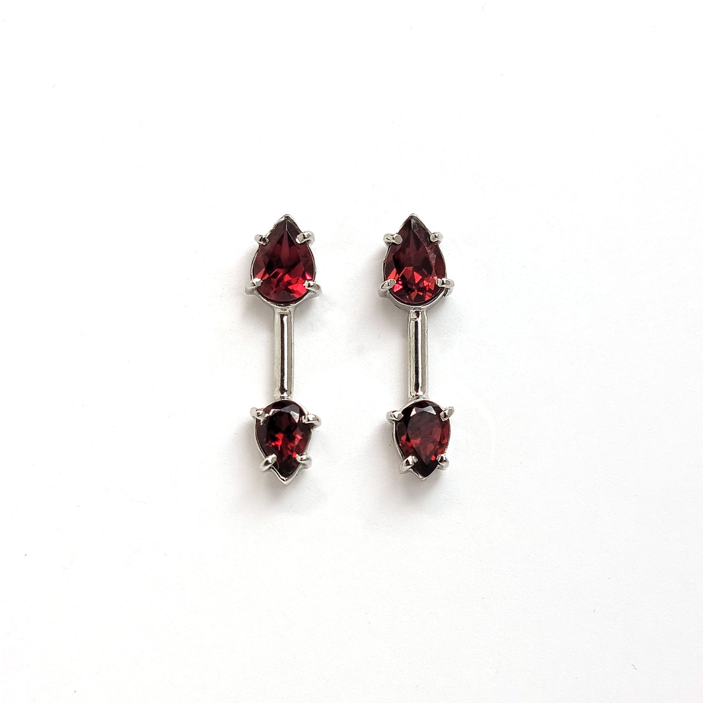 ET Earrings - Garnet