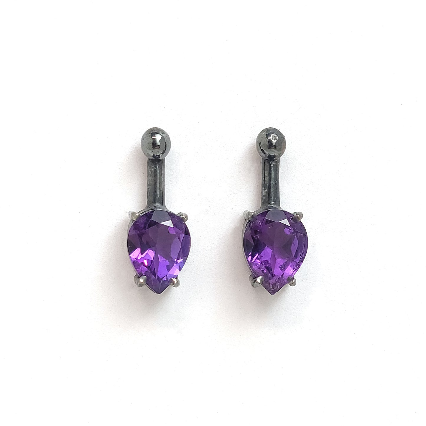 Earrings Satellite - Amethyst