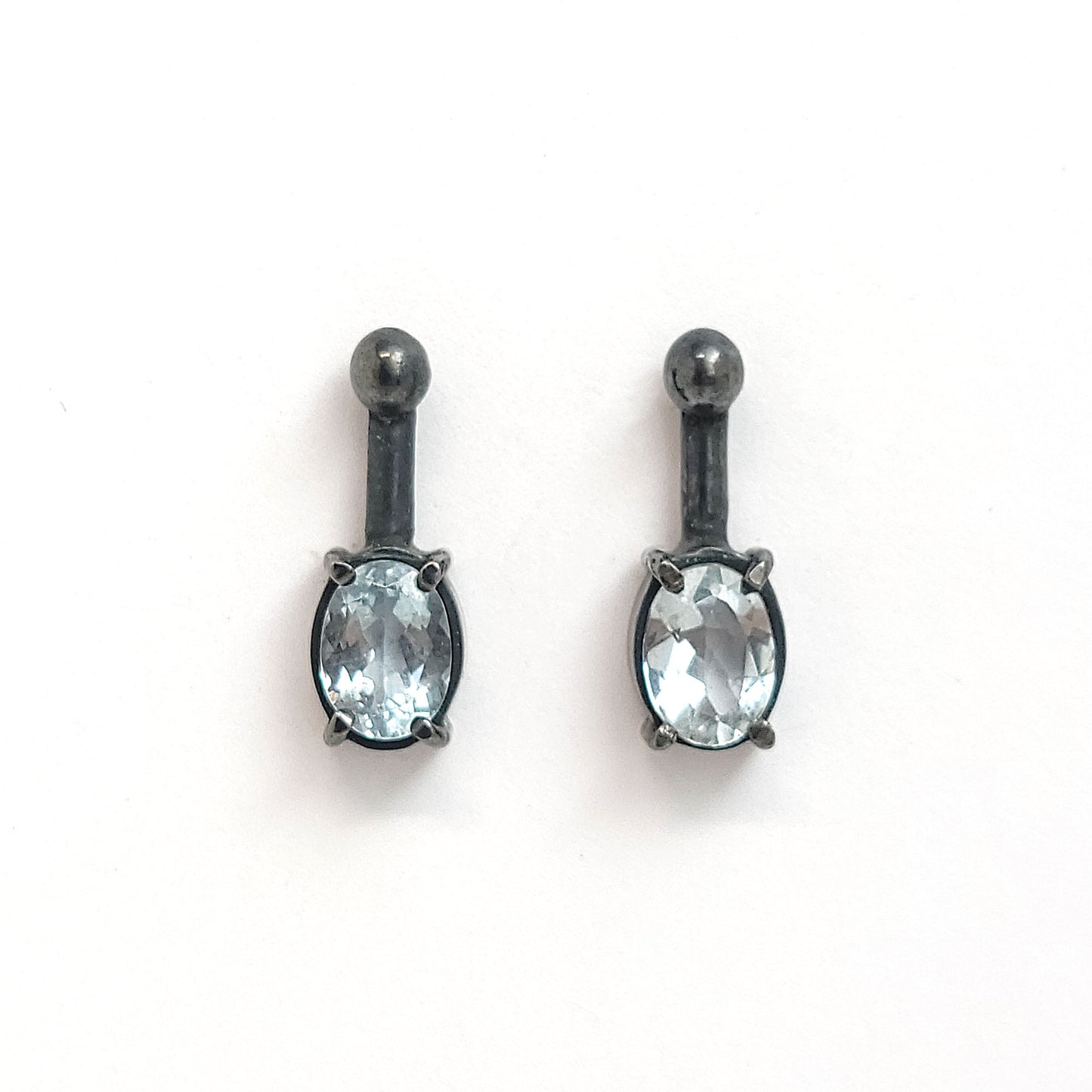 Earrings Satellite - Aquamarine