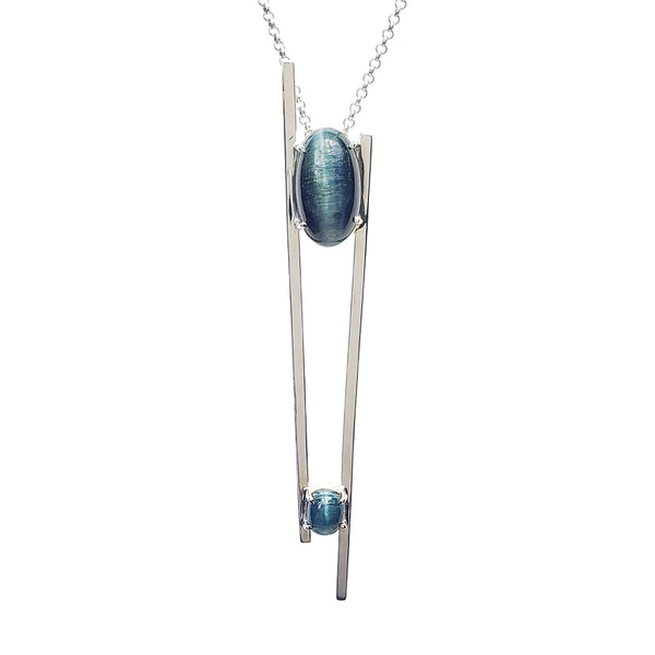 Double Stick Blue Cat's-Eye Tourmalines